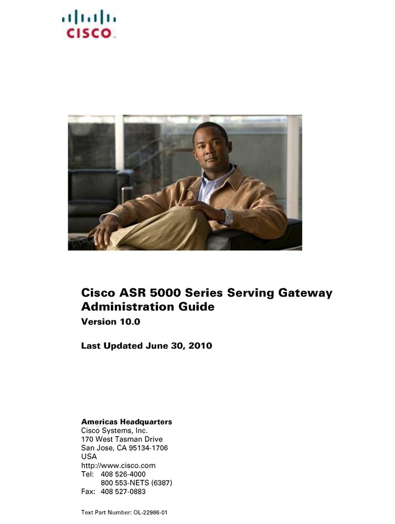 Cisco ASR 5000 Series Instruction Manual