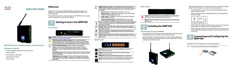Cisco Small Business WRP400 User manual