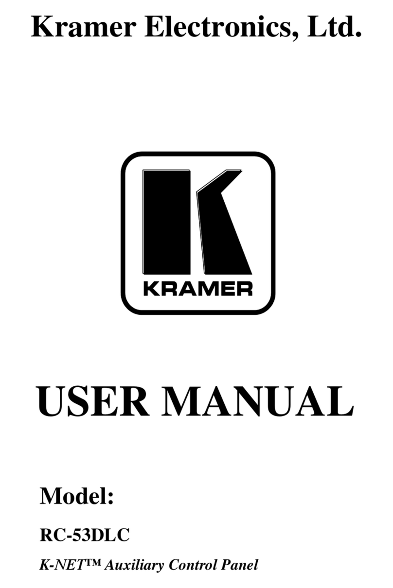 Kramer K-NET RC-53DLC user manual