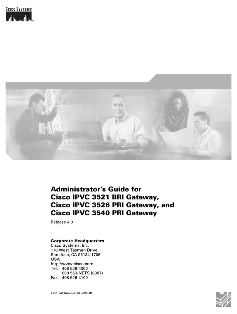 Cisco 3521 Service manual