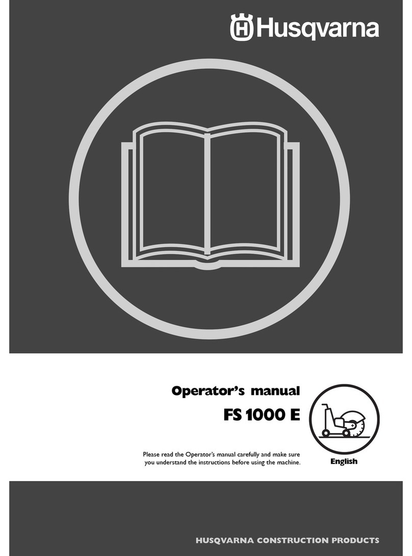 Husqvarna FS 1000 E Operator's manual