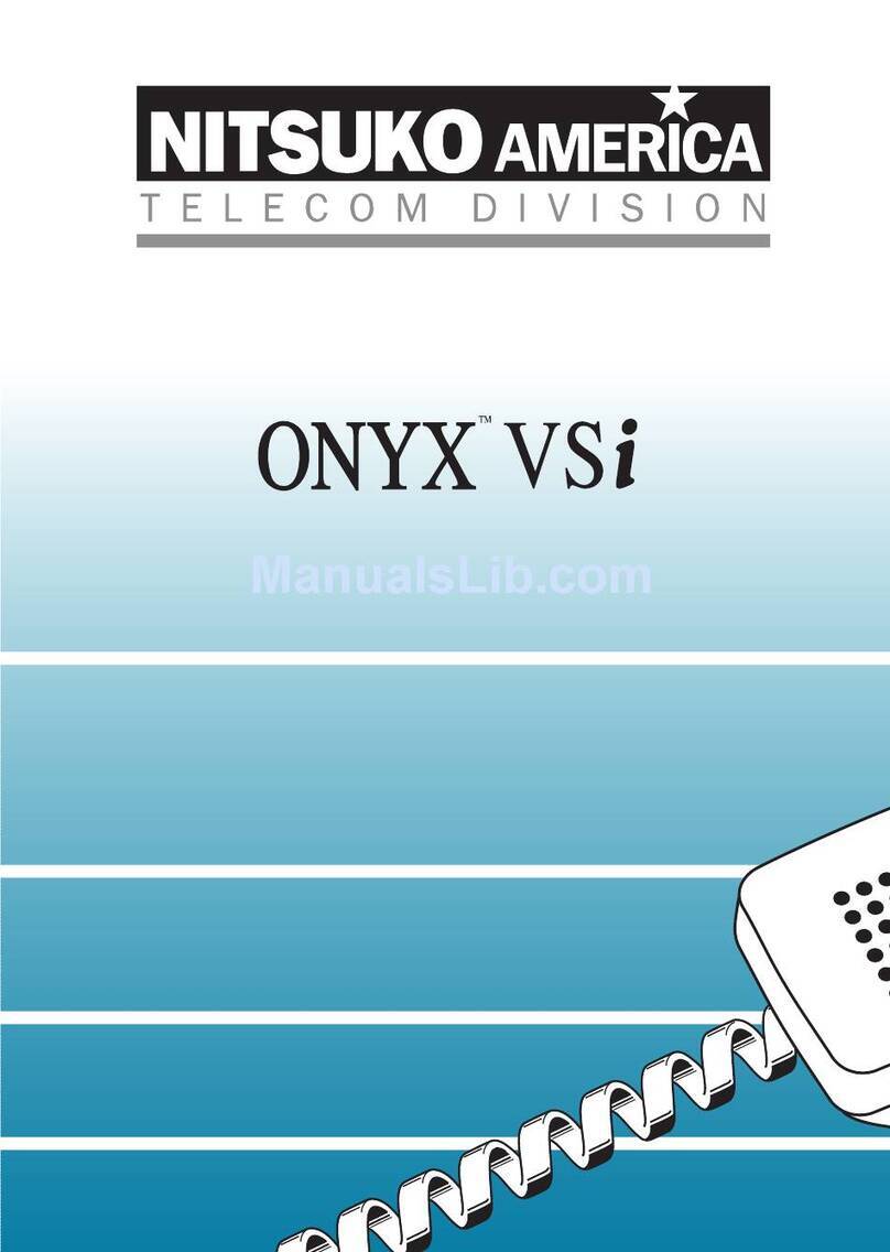 Nitsuko ONYX VSi User manual