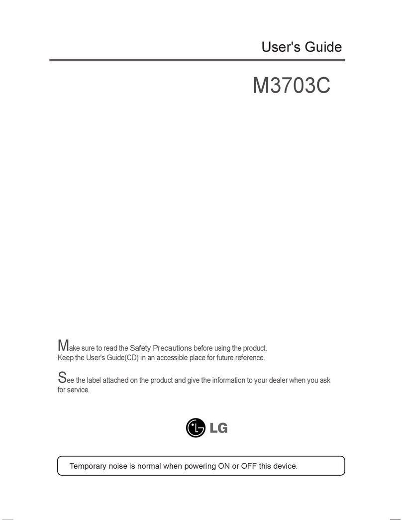 LG M3703C user guide