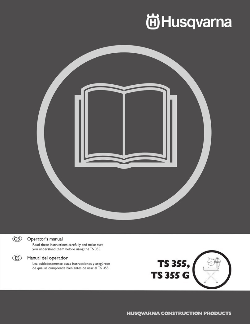 Husqvarna TS 355 Operator's manual