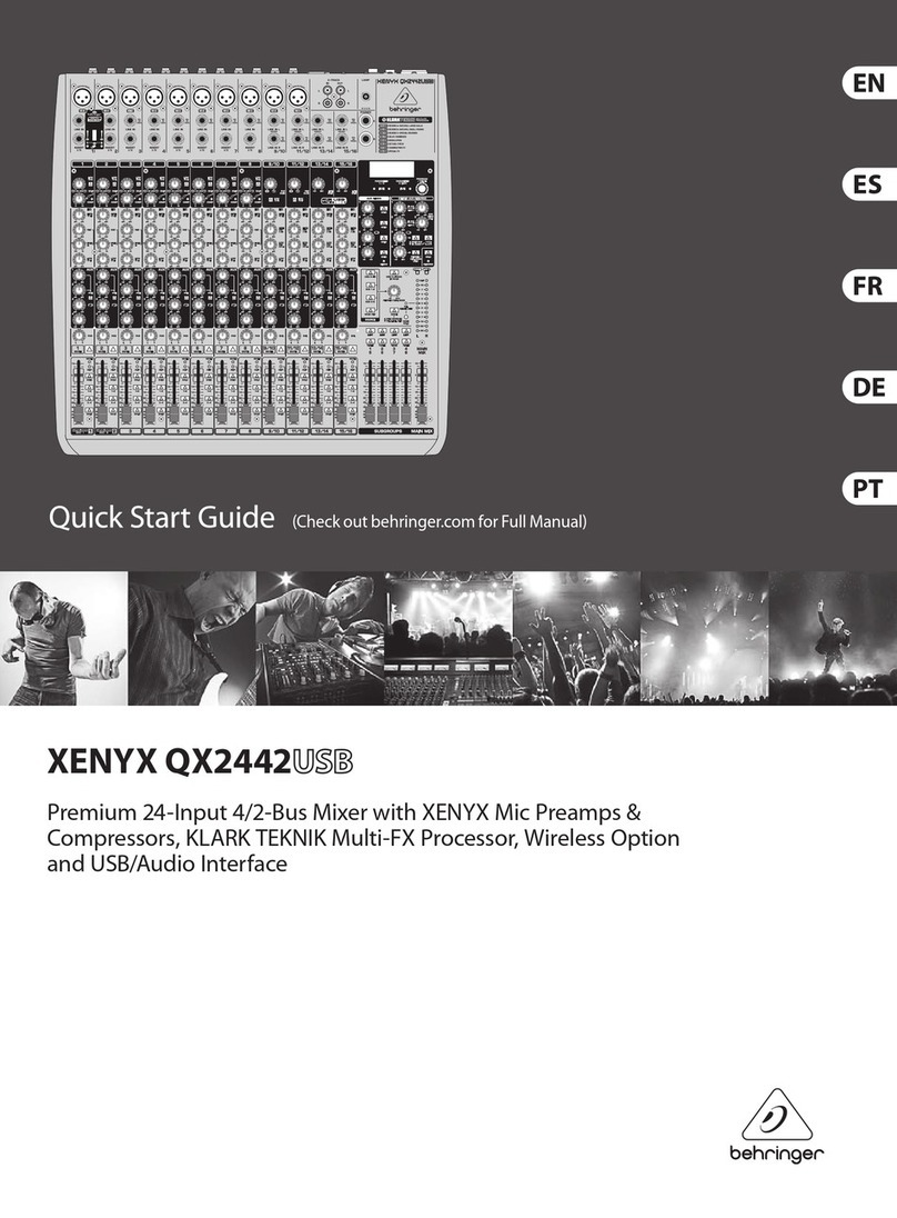 Behringer Xenyx QX2442USB User manual