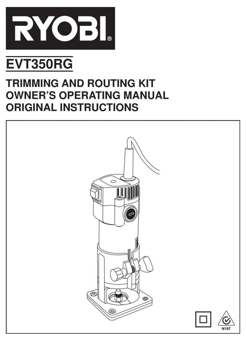 Ryobi EVT350RG Owner's operating manual