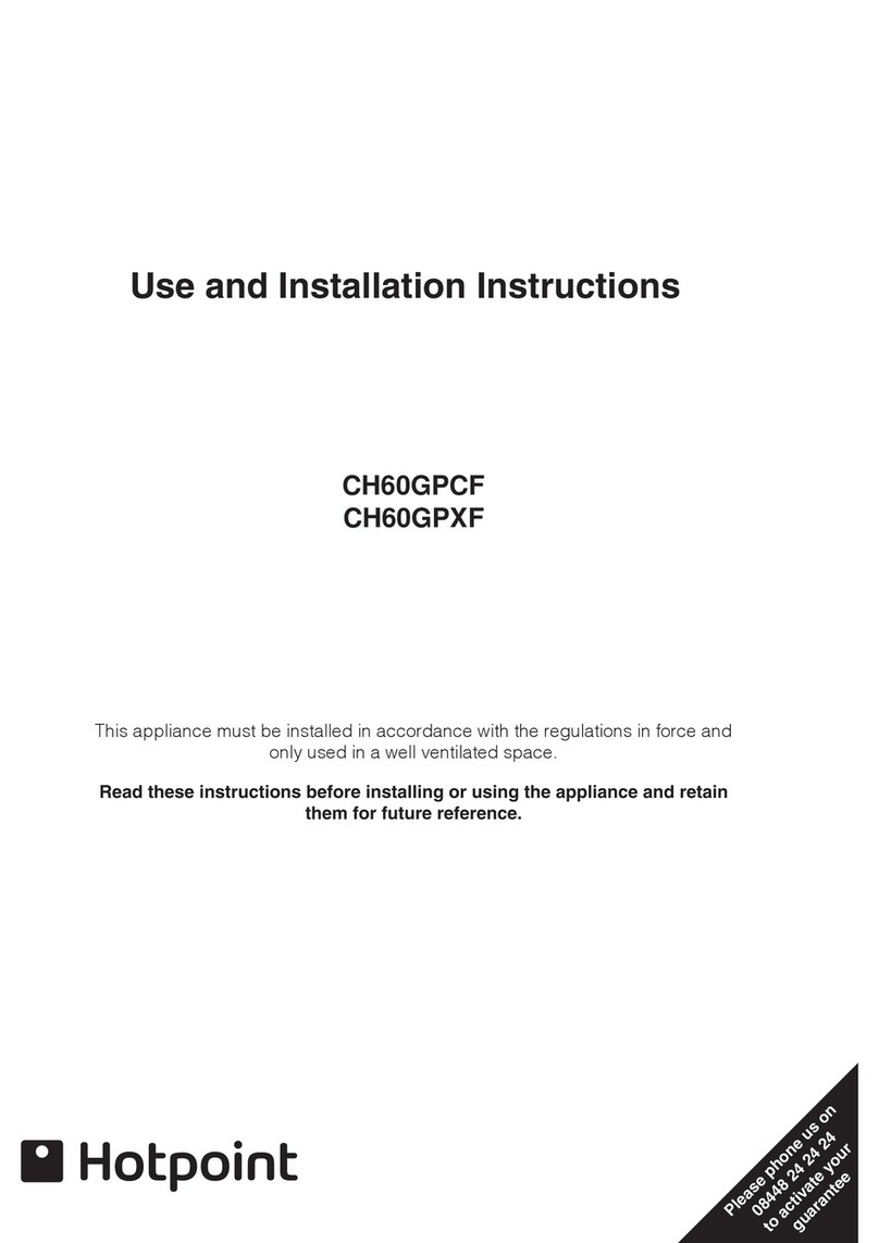 Hotpoint CH60GPCF Technical manual