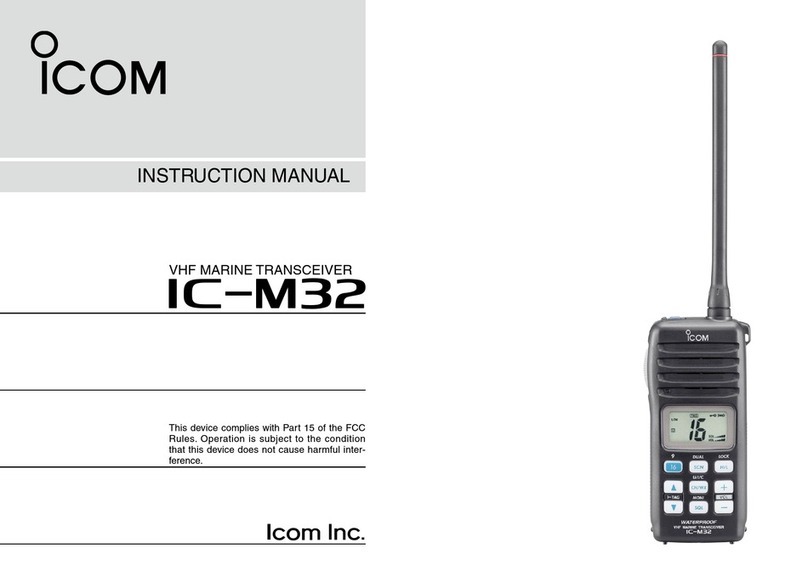 Icom IC-M32 User manual