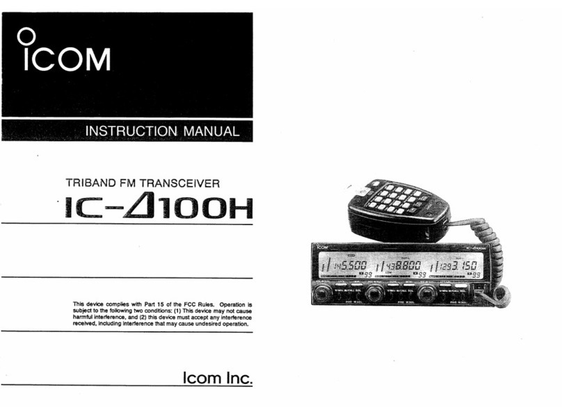 Icom IC-D100H instruction manual