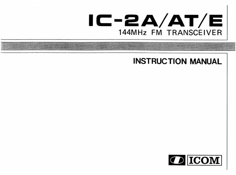 Icom IC-2A User manual