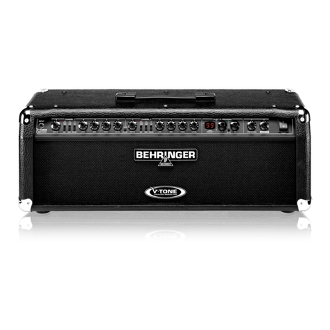 Behringer V-Tone GMX1200H User manual