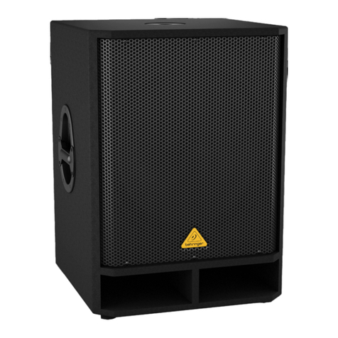 Behringer Eurolive VQ1800D User manual