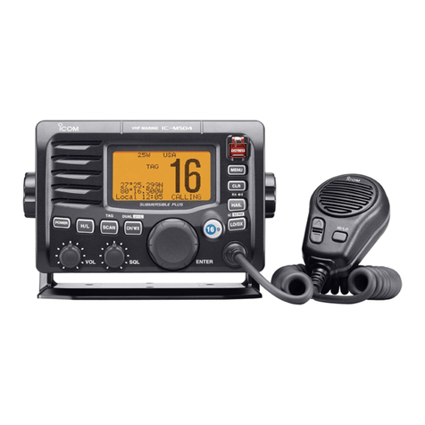 Icom IC-M504 User manual