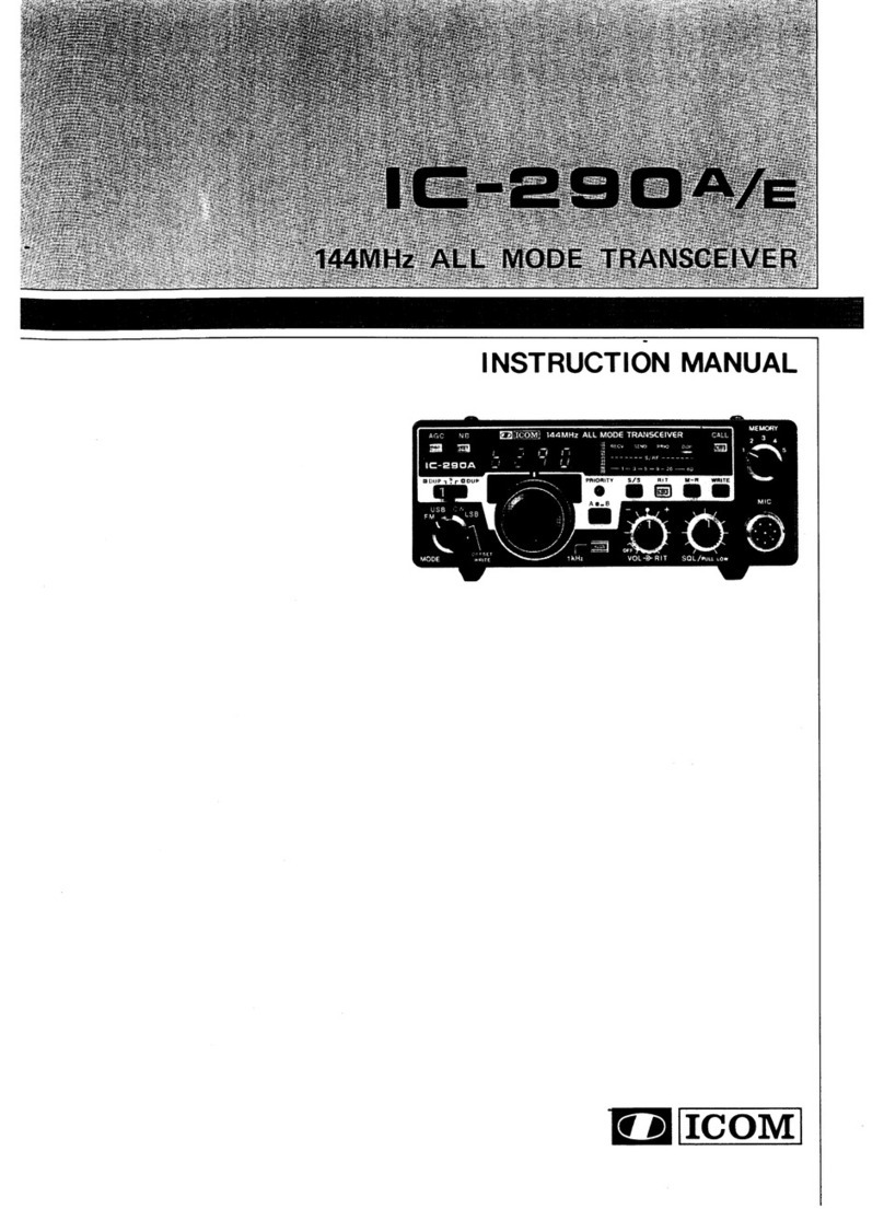 Icom IC-290A instruction manual