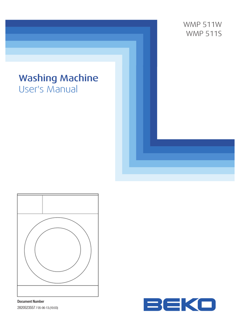 Beko WMP 511S user manual