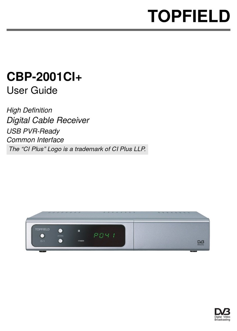 Topfield CBP-2001CI+ user guide