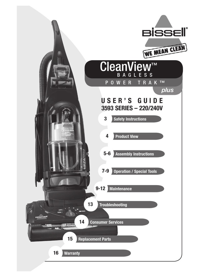Bissell CleanView POWER TRAK Plus user guide
