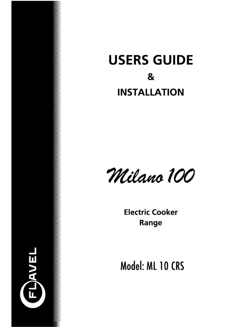Flavel Milano 100 ML 10 CRS Users guide & installation Flavel Milano 100 ML 10 CRS Users guide & installation
