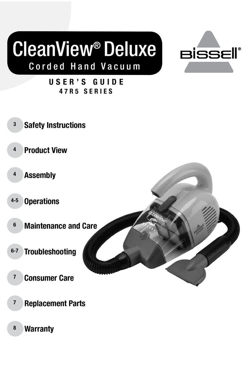 Bissell CleanView Deluxe user guide