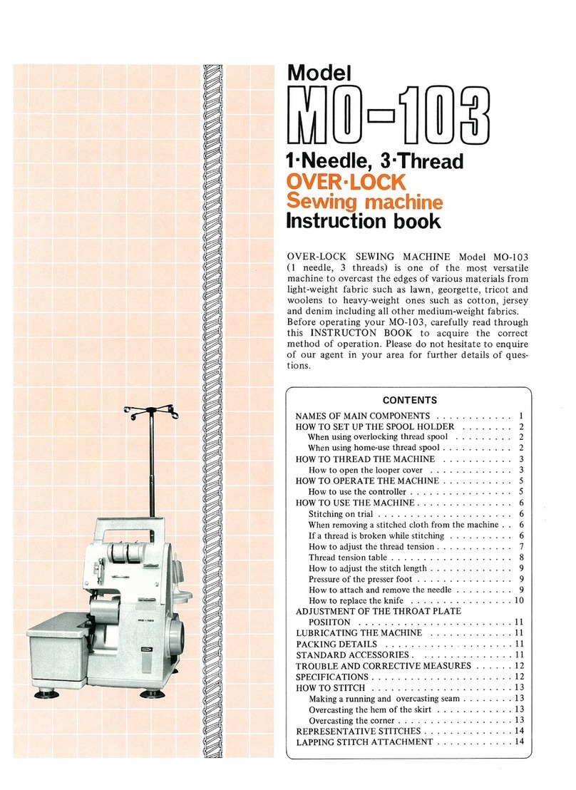 JUKI MO-103 User manual