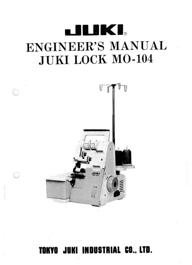 JUKI MO-104 Quick start guide JUKI MO-104 Quick start guide