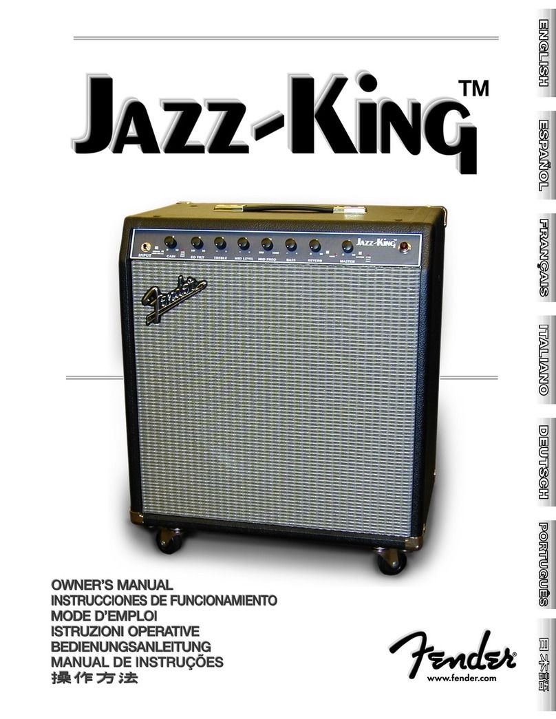 Fender Jazz-King owner's manual