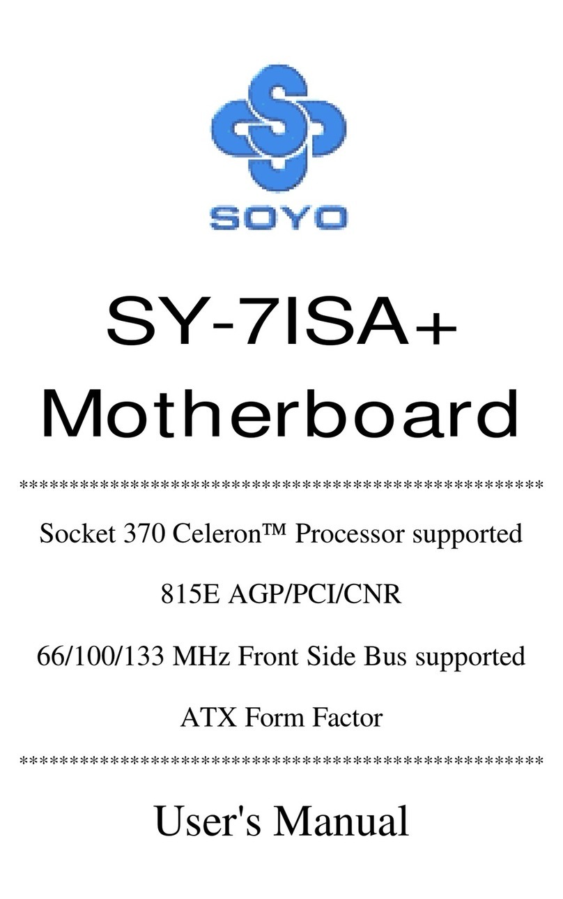 SOYO SY-7ISA plus User manual