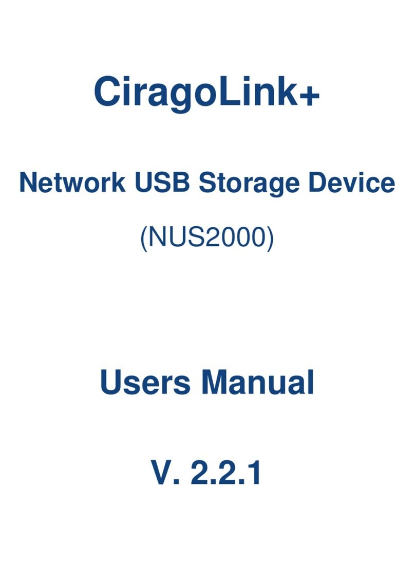 Cirago CiragoLink+ NUS2000 user manual