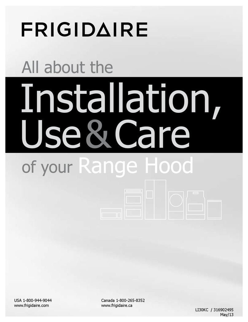 Frigidaire LI30KC Installation, use & care