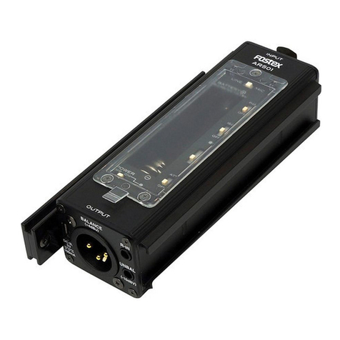 Fostex AR501 User manual