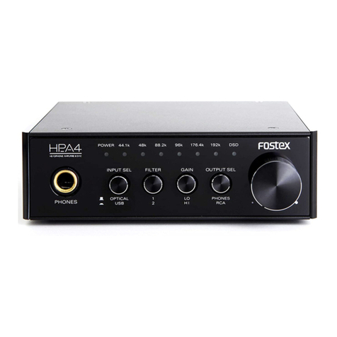 Fostex HP-A4 owner's manual