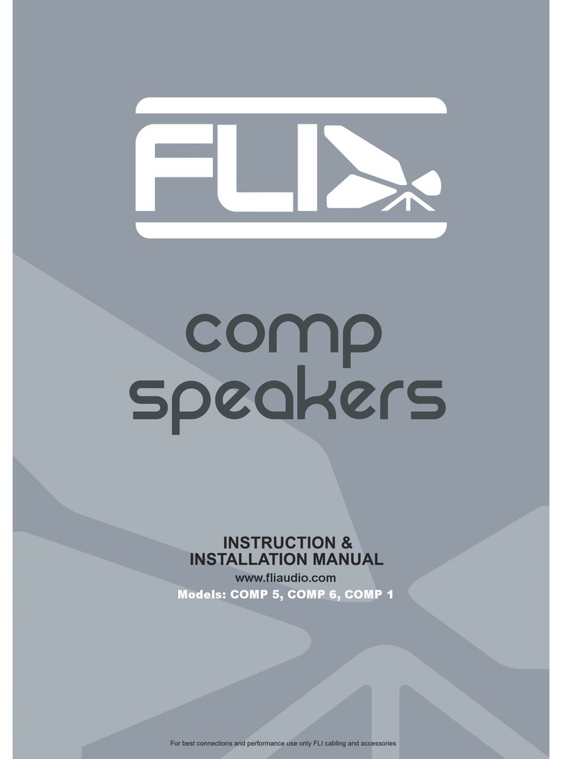 FLI Audio COMP 5 Instruction & installation manual