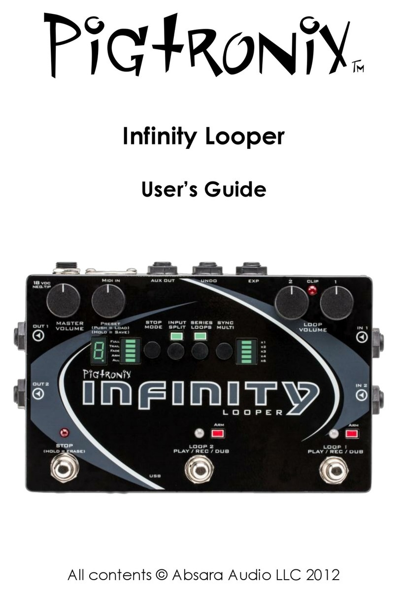 pigtronix Infinity looper user guide