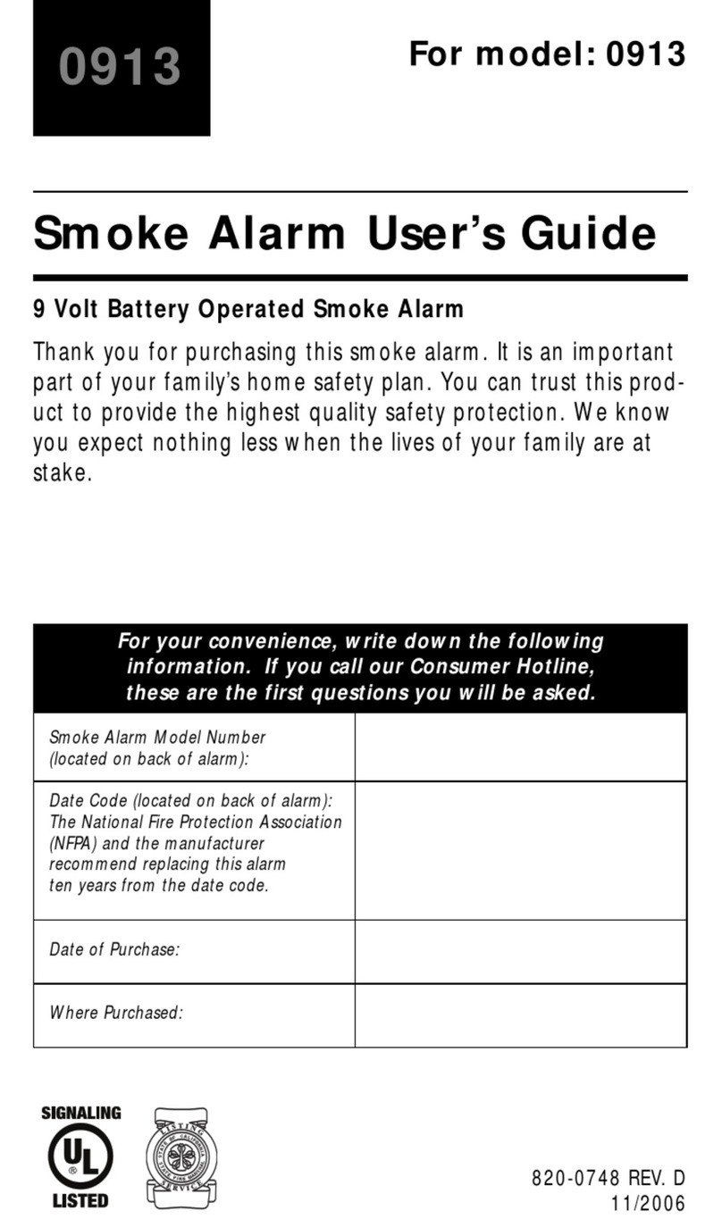 Kidde Fyrewatch 0913 User manual