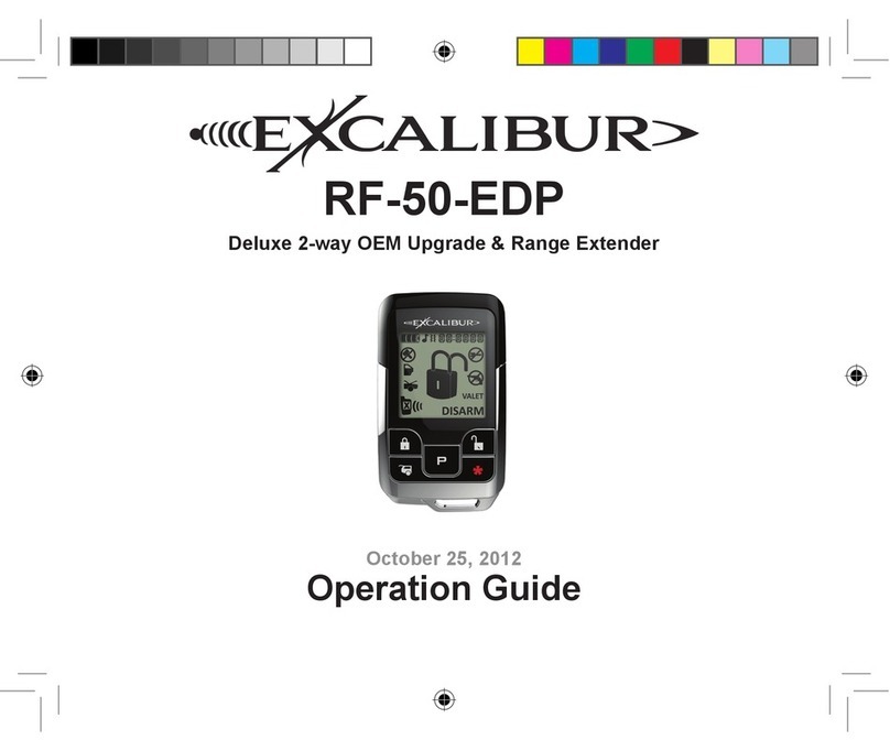 Excalibur RF-50-EDP Operation guide Excalibur RF-50-EDP Operation guide