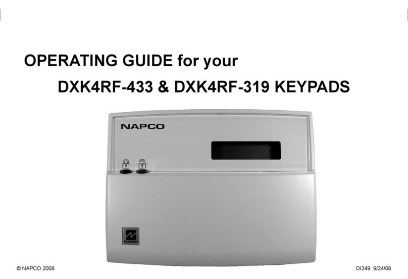 Napvo DXK4RF-433 User manual