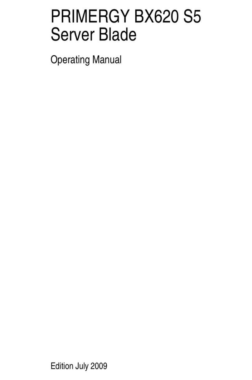 Fujitsu PRIMERGY BX620 S5 User manual