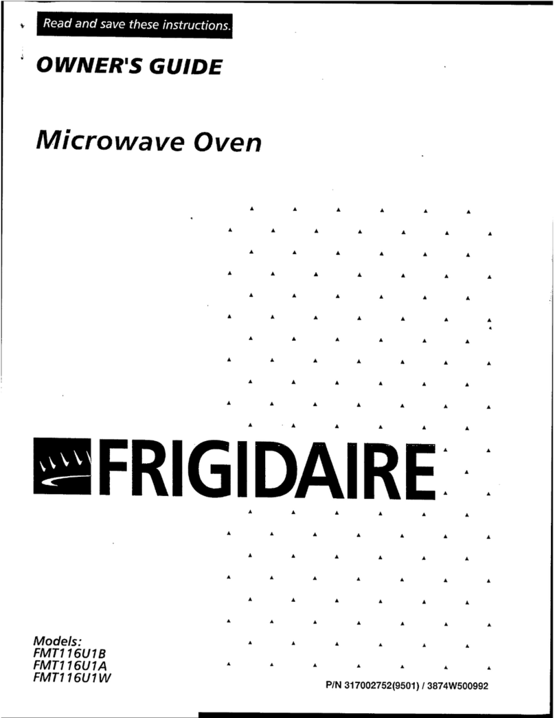 Frigidaire FMT116U1B User manual