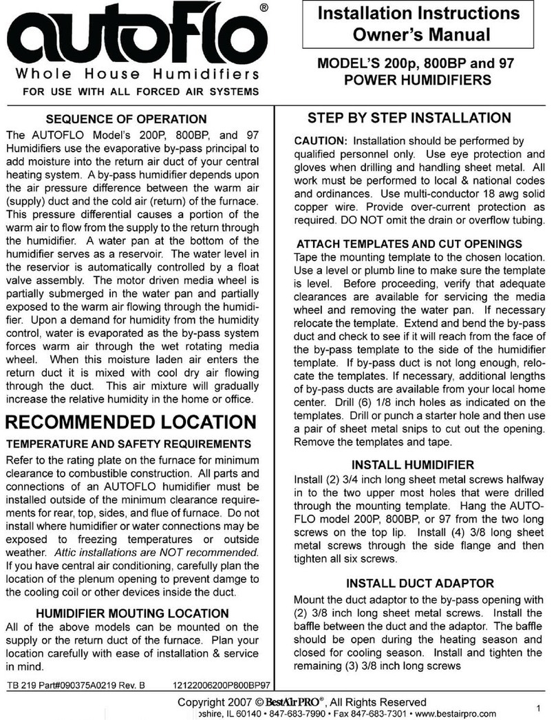 AutoFlo 200P Service manual