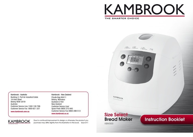 Kambrook Size Select KBM300 Instruction booklet