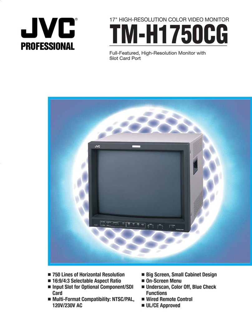 JVC TM-H1750CG User manual