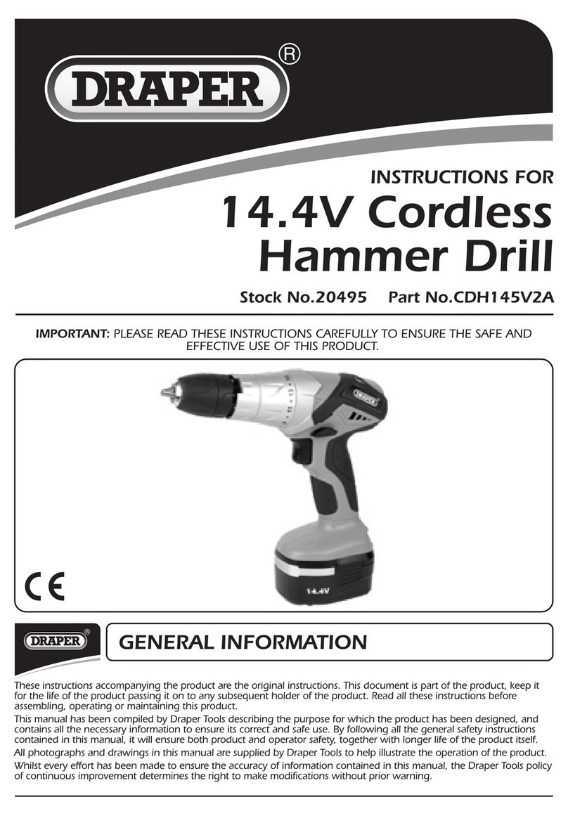 Draper CDH145V2A instructions