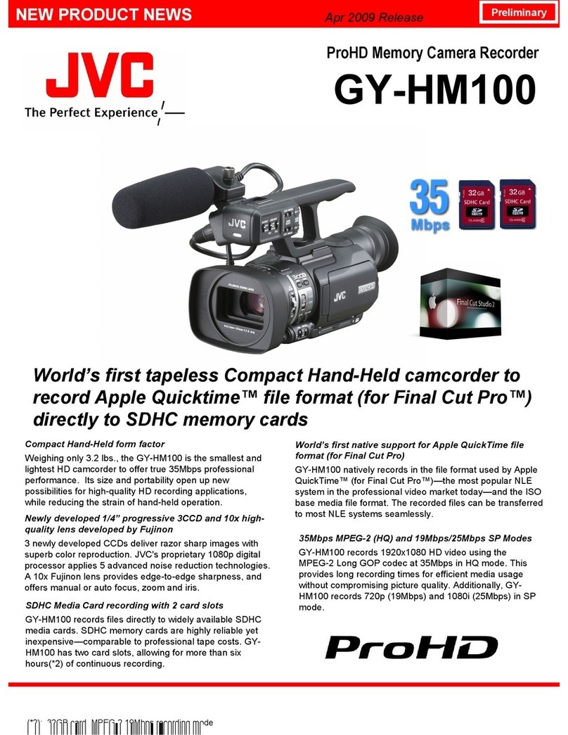 JVC GY-HM100 User manual