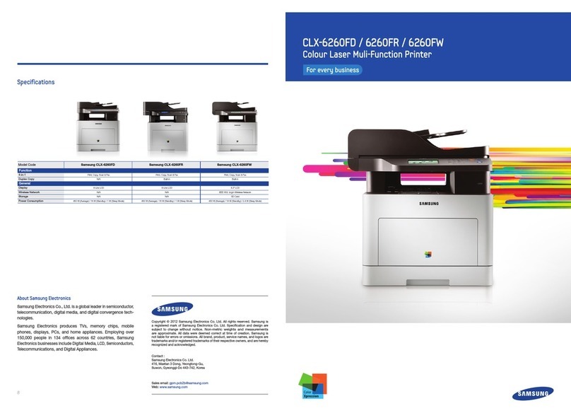 Samsung CLX-6260FD User manual