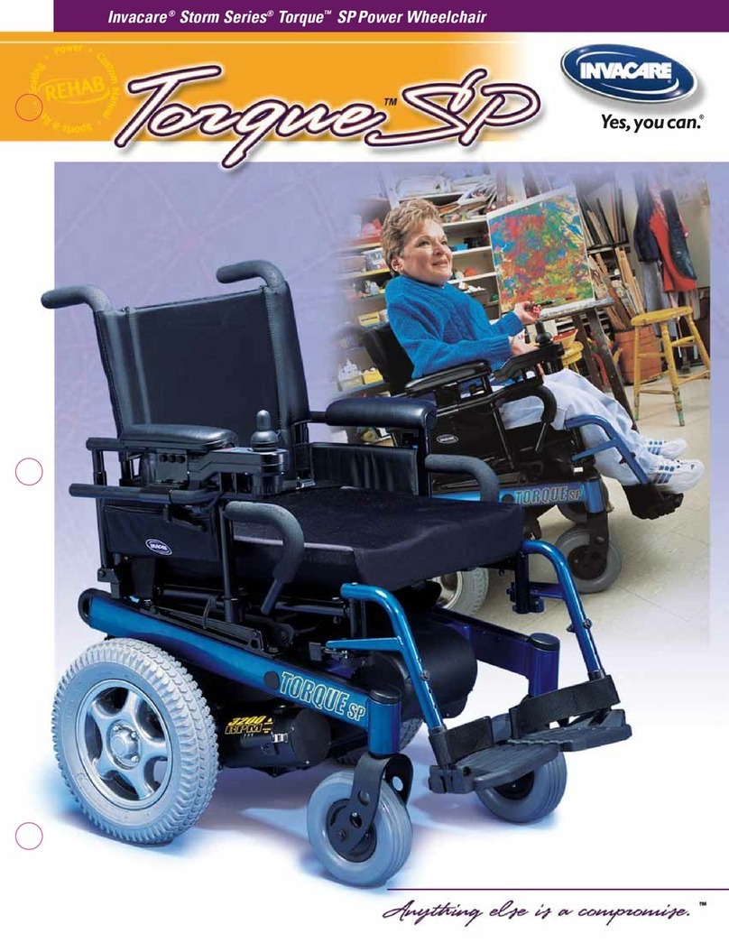 Invacare Torque SP User manual
