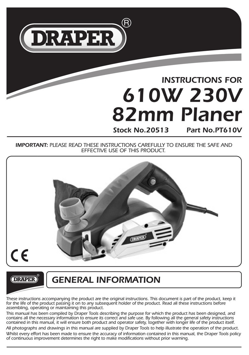 Draper PT610V instructions