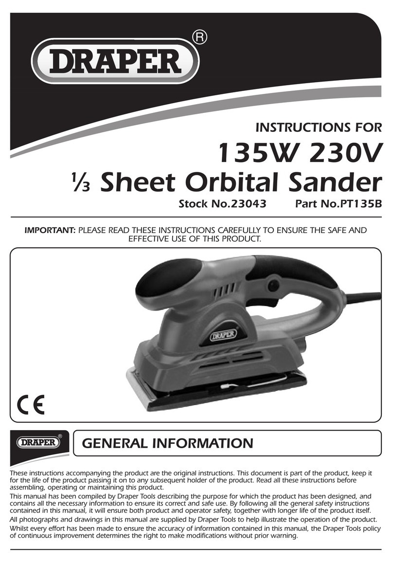 Draper PT135B User manual