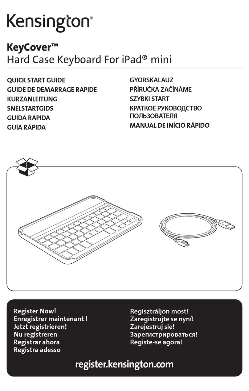 Kensington KeyCover quick start guide