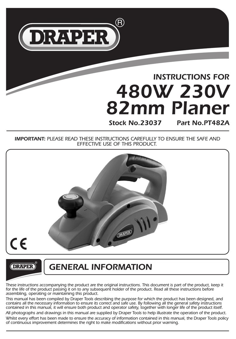 Draper PT482A instructions