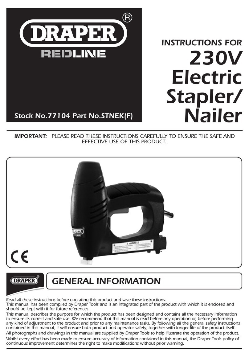 Draper STNEK User manual Draper STNEK User manual
